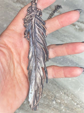 Load image into Gallery viewer, Moonstone Feather Pendant
