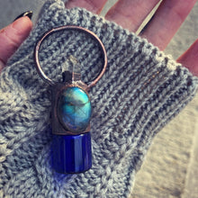 Load image into Gallery viewer, Labradorite Essential Oil Pendant

