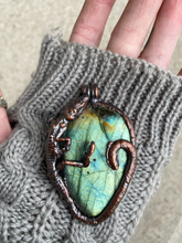 Load image into Gallery viewer, The Lizard King Labradorite Pendant
