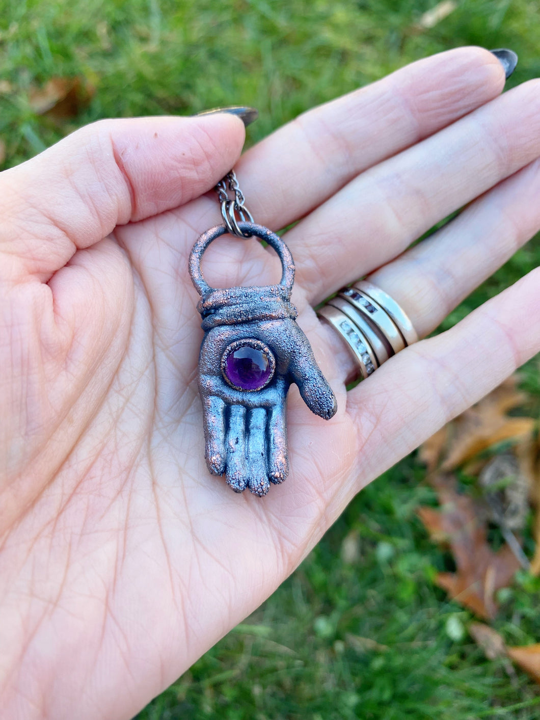 Hand of our Ancestors Amethyst