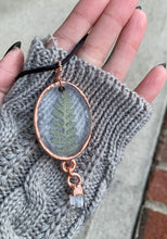 Load image into Gallery viewer, Fern and Copper Pendant
