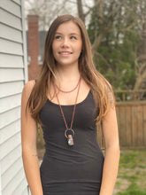 Load image into Gallery viewer, Moonstone Magic Potion Bottle Crossbody Necklace

