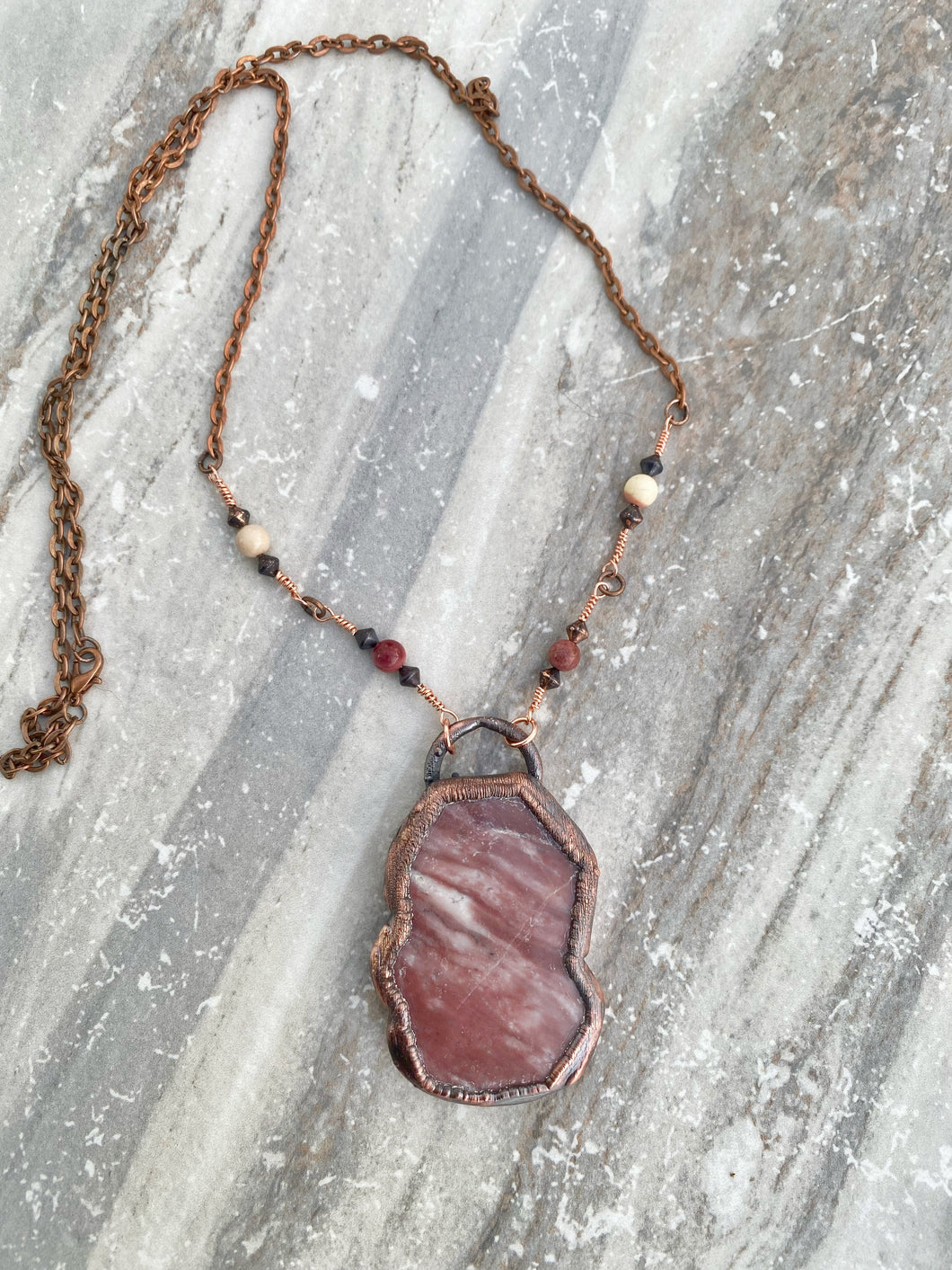 Rhodochrosite Necklace
