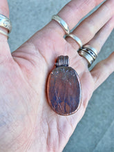Load image into Gallery viewer, Mushroom and Labradorite Pendant
