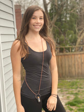 Load image into Gallery viewer, Moonstone Magic Potion Bottle Crossbody Necklace
