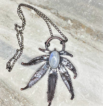 Load image into Gallery viewer, Moonstone Leaf Pendant
