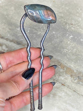 Load image into Gallery viewer, Labradorite Hair Pin
