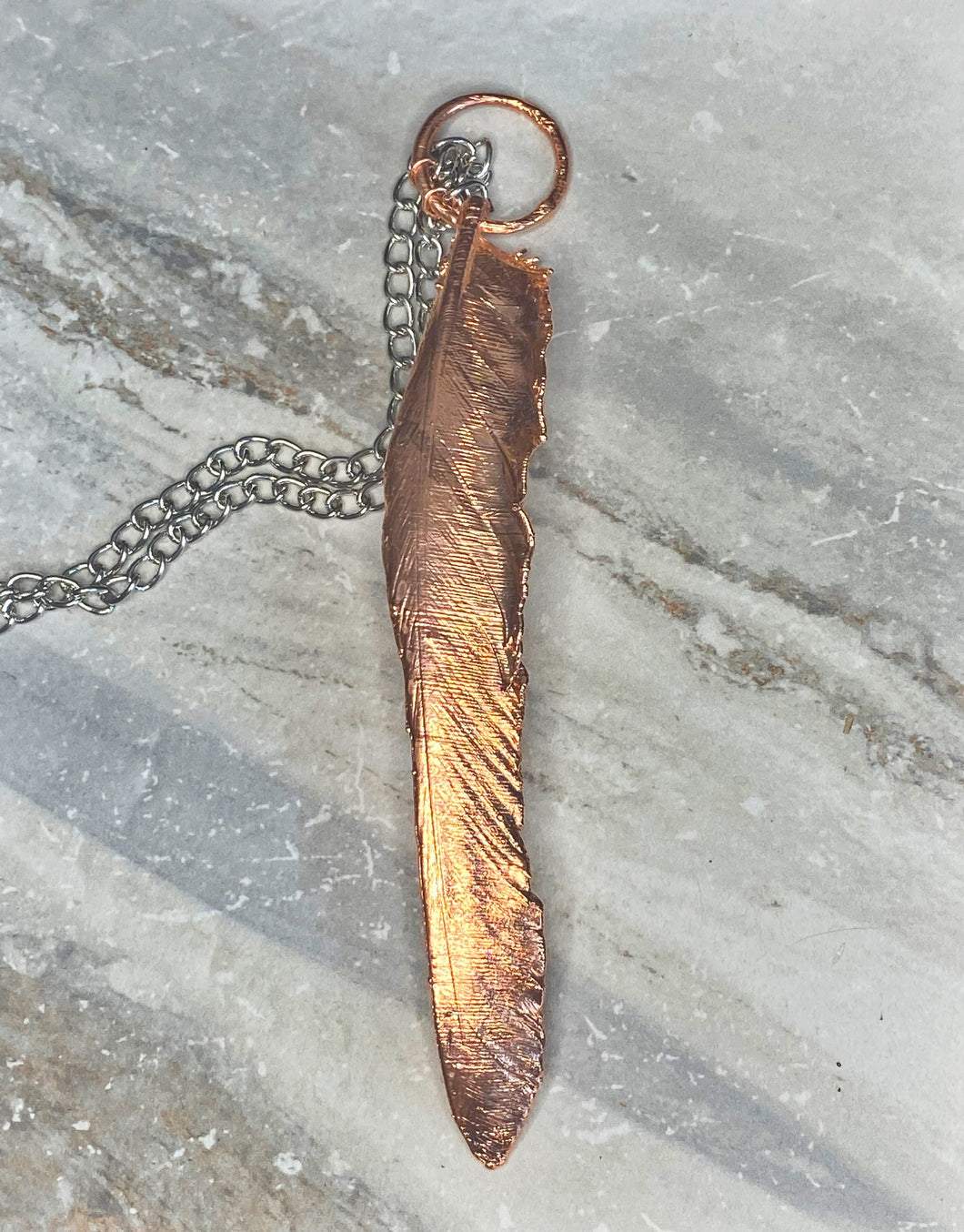 Feather Crossbody Necklace