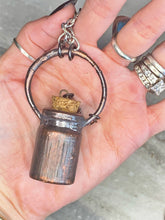 Load image into Gallery viewer, Moonstone Magic Potion Bottle Crossbody Necklace
