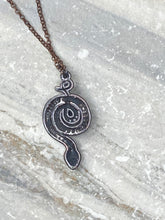 Load image into Gallery viewer, Snake Pendant with Amethyst
