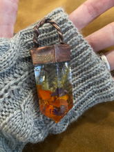 Load image into Gallery viewer, Flower Resin Crystal Pendant
