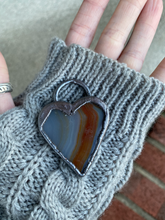 Load image into Gallery viewer, Agate Heart Pendant
