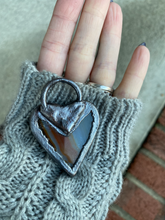 Load image into Gallery viewer, Agate Heart Pendant
