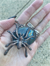 Load image into Gallery viewer, Spider and Labradorite Pendant
